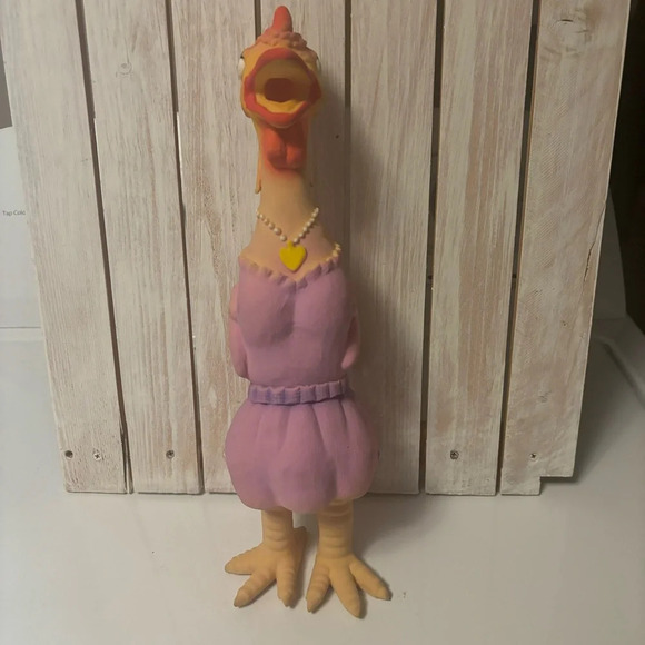 Other - Lady squeaking chicken